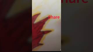 goku super Saiyan God drawing please 100 subscriber complete viral shorts [upl. by Akir713]