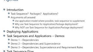 Task Sequences  Application Deployment Part 11 [upl. by Audris]