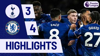 TOTTENHAM vs CHELSEA 34 Highlights PALMER DUOBLE  Premier League 202425 [upl. by Pierson663]