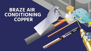 How to Braze Air Conditioning Copper [upl. by Dawkins]