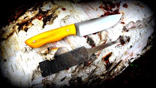 Beginner Knife Making How to make your first knife [upl. by Yauqaj745]