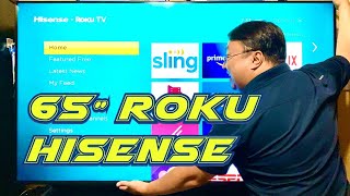 Ultra HD Hisense 65quot Roku TV Review [upl. by Paradies]