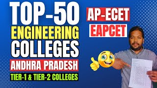 quotTop 50 Engineering Colleges for APECET amp EAPCET Aspirants Boost Your Career 🚀quot [upl. by Onitnas]