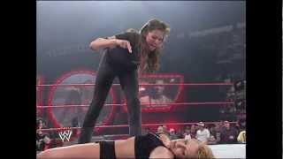 Stephanie McMahon vs Trish Stratus  No Way Out 2001 [upl. by Asiral]