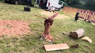 A fabulous range of wooden sculpture at Caerleon festival 2024 [upl. by Adila]