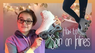 How to Spin in Inline Figure Skates [upl. by Dorothy]