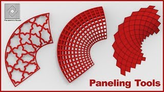 Rhino Paneling Tools tutorial [upl. by Dowell]