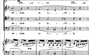 Verdi  Requiem  Dies irae 01 score [upl. by Debra138]