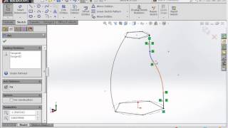 Loft Guide Curves in SolidWorks [upl. by Slohcin]