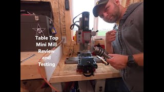 HARBOR FREIGHT MINI MILLING MACHINE SPEEDWAY SERIES REVIEW AND TESTING [upl. by Ennire855]