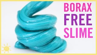 BEST Kid Friendly Slime NO Borax [upl. by Nosnhoj151]