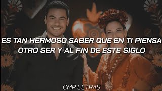 Natalia Jiménez y Carlos Rivera  El Destino con letra [upl. by Risser]