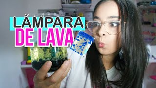 ¿Cómo hacer una LÁMPARA DE LAVA 🧪 Experimento casero [upl. by Niai]