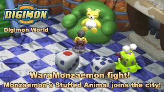 Digimon World HD Remaster Gameplay Part 20  WaruMonzaemon fight Monzaemon joins the city [upl. by Grizelda]