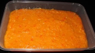 Pilipili Kali Ya Kusaga Ya Kukaanga Extremely Hot Carrot Chilli Sauce [upl. by Tegdirb443]