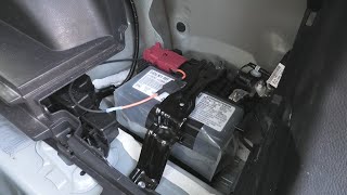 Toyota RAV4 Hybrid 20192025 12V Battery Location [upl. by Lunn]