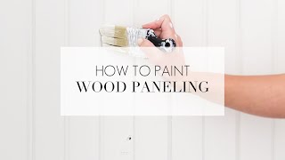 How to Paint Wood Paneling [upl. by Hoi]