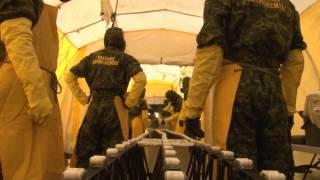 CBRN Decontamination Practice [upl. by Notsua]