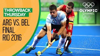 Argentina vs Belgium  Mens Hockey Gold Medal Match  Rio 2016 Replays  Throwback Thursday [upl. by Neelrac755]