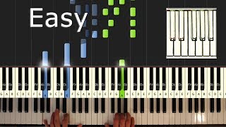 Lion Theme Song  Piano Tutorial Easy  How To Play Synthesia [upl. by Ahsatin]