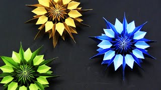 EASY DIY Paper Snowflake DIY 3D  Yakomoga EASY DIY [upl. by Ethbin]