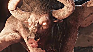 MYTHICAL CREATURE quotMINOTAURquot BOSS in ASSASSINS CREED ODYSSEY Walkthrough Gameplay AC Odyssey [upl. by Musihc357]