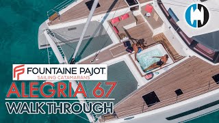 2020 Fountaine Pajot Alegria 67 Sailing Catamaran Walkthrough and First Look [upl. by Autry]