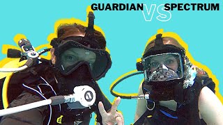 Scuba Diving OTS Guardian VS Spectrum Full Face Masks  Which one is better [upl. by Enelez]