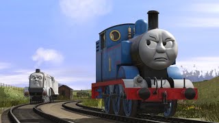 Thomas and Friends  Spencer Chases Thomas  Hero of The Rails Trainz Remake [upl. by Buddy]