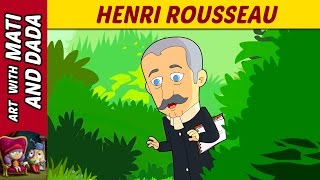 Art with Mati and Dada  Henri Rousseau  Kids Animated Short Stories in English [upl. by Lsiel]