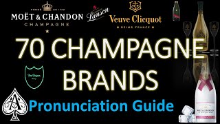 Classy Pronunciation  Famous Champagne Brands [upl. by Yleve]