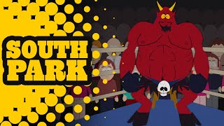 Jesus vs Satan FULL FIGHT  SOUTH PARK [upl. by Warms]