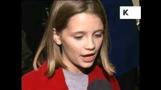 Young Mischa Barton 1997 Lawn Dogs London Premiere Interview Archive Footage [upl. by O'Gowan]