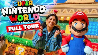 Super Nintendo World FULL TOUR at Universal Studios Hollywood  It was Awesome [upl. by Adia]