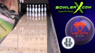 Motiv Venom Shock  Bowling Ball Reaction Video  BowlerXcom [upl. by Annaerdna]