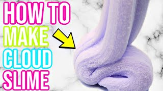 How To Make PERFECT CLOUD SLIME [upl. by Eedolem]