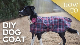 DIY Dog Coat  SewALong [upl. by Lyon]