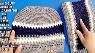 GORRO a Ganchillo para HOMBRE [upl. by Cai62]