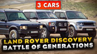 Land Rover Discovery Battle of Generations  Discovery 2 Discovery 3 amp Discovery 4 [upl. by Ettenirt]