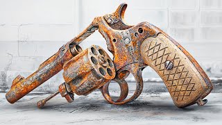 SmithampWesson  Old Rusty Revolver Restoration [upl. by Divadleahcim965]