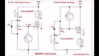 Simple Circuits for Testing Power MOSFET Transistors [upl. by Caryn850]