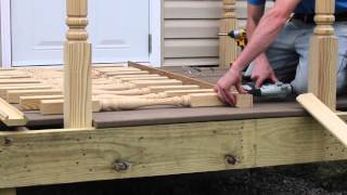 How to Install Deck Spindles from SampL Spindles [upl. by Nodnerb]