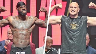 Deontay Wilder vs Tyson Fury II • FULL WEIGH IN amp FACE OFF • Heavyweight Championship Boxing [upl. by Gilda]