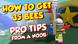 How to GET 35 BEES FAST in Bee Swarm Simulator  Noob Tips [upl. by Nyvlem]