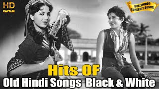 Old Hindi Songs Black amp White  Ultimate Bollywood Hit Songs Jukebox [upl. by Curry]