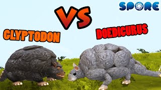 Glyptodon vs Doedicurus  Cenozoic Era Battle S1E14  SPORE [upl. by Flannery]