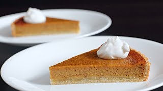 Pumpkin Pie Recipe  How to Make Pumpkin Pie [upl. by Ahsin195]