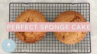 How To Make A Perfect Sponge Cake  Georgias Cakes [upl. by Spatz]