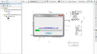 AUTO DIGITIZATION CADASTRAL MAP WITH ARCGIS [upl. by Dnomhcir]