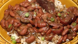 How To Make Red Beans And Rice Cajun Red Beans amp Rice Recipe [upl. by Kaylyn]